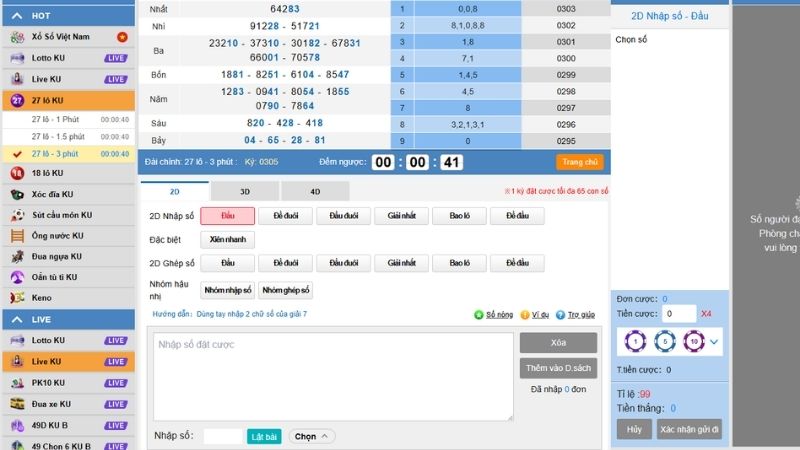Hướng Dẫn Vào Cược 27 lô KU Siêu Nhanh, Chuẩn Xác, Xem Ngay 2 27 lô KU là một trong những mục game được nhiều người yêu thích