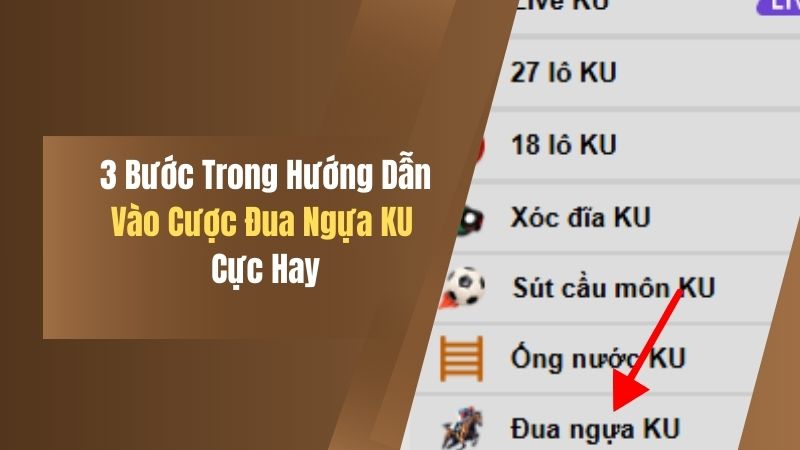 3 Bước Trong Hướng Dẫn Vào Cược Đua Ngựa KU Cực Hay 7 3 buoc trong huong dan vao cuoc dua ngua ku cuc hay