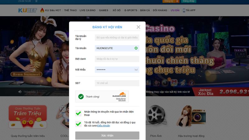 Cách Làm Đại lý Kubet - 3 Bước Thực Hiện Siêu Nhanh 2 Cách làm đại lý Kubet đầu tiên cần thực hiện là đăng ký tài khoản