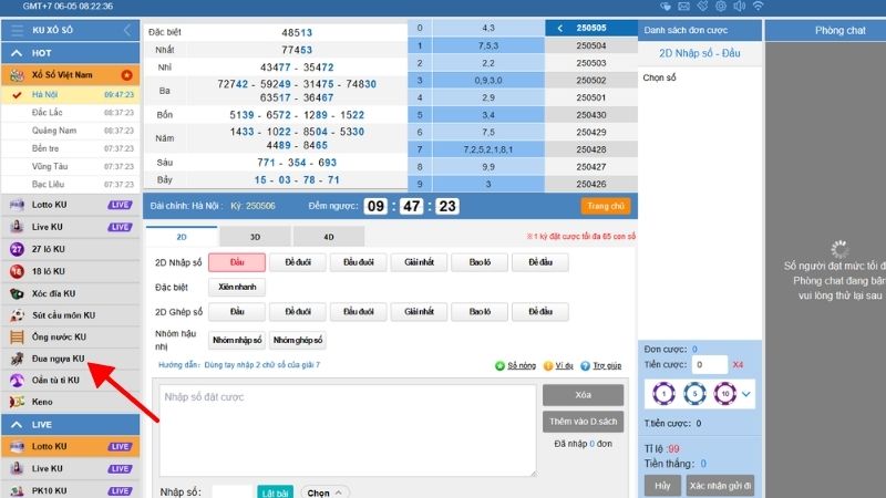 3 Bước Trong Hướng Dẫn Vào Cược Đua Ngựa KU Cực Hay 2 Cược đua ngựa Kubet là hình thức giải trí sôi nổi được nhiều người yêu thích