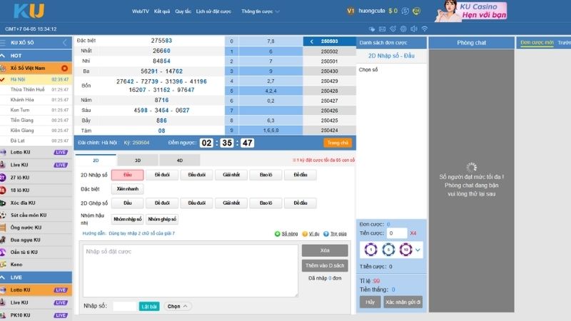 Dự đoán XSMB Kubet​ bằng cách căn cứ vào dãy kết quả