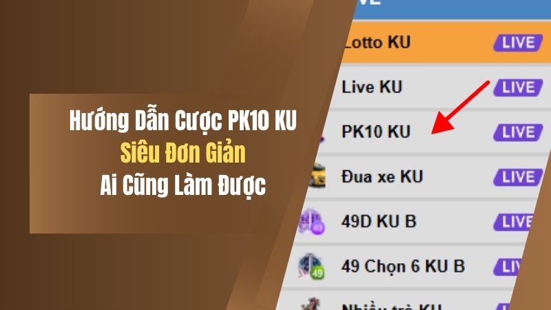 Hướng Dẫn Vào Cược PK10 KU Siêu Đơn Giản, Ai Cũng Làm Được 4 huong dan vao cuoc pk10 ku sieu don gian ai cung lam duoc
