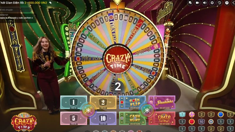 Luật chơi game Crazy Time đơn giản, ai cũng có thể tham gia