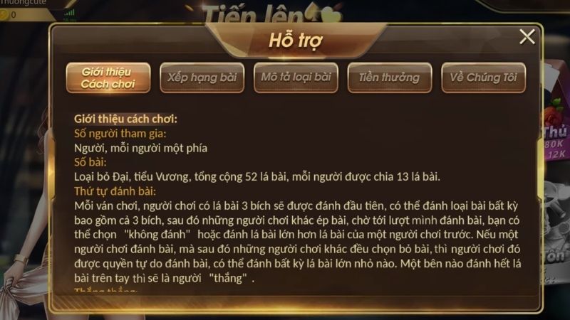 Luật chơi game Tiến Lên đơn giản ai cũng có thể tham gia