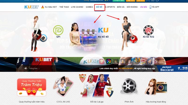 Hướng Dẫn Đánh Lô Trên Kubet Siêu Nhanh Chỉ Với 3 Bước 2 Muốn đánh lô tại Kubet anh em cần truy cập vào nhà cái, chọn mục xổ số