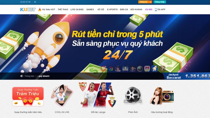 Nhà cái Kubet mang tới sân chơi giải trí sôi nổi cho mọi người