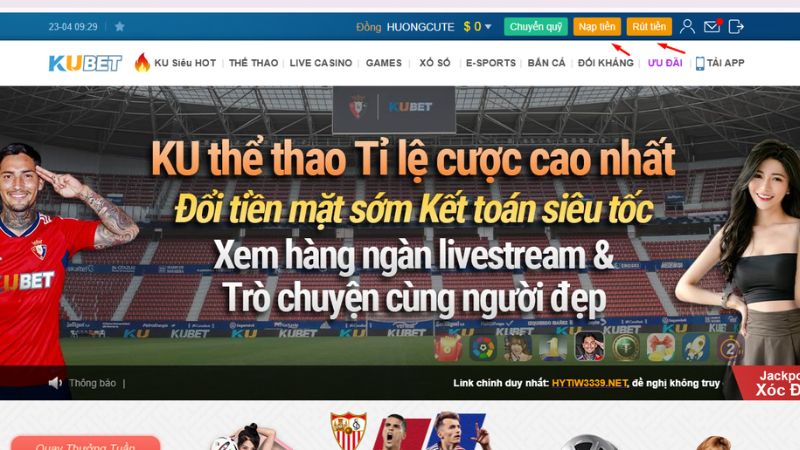 Tại Kubet có đa dạng phương thức nạp, rút tiền