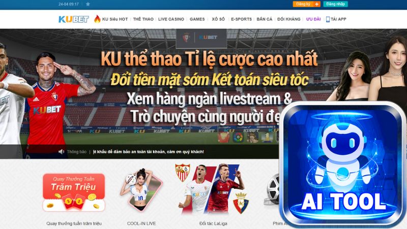 Tool Robot Kubet là phần mềm hỗ trợ người chơi cá cược trực tuyến